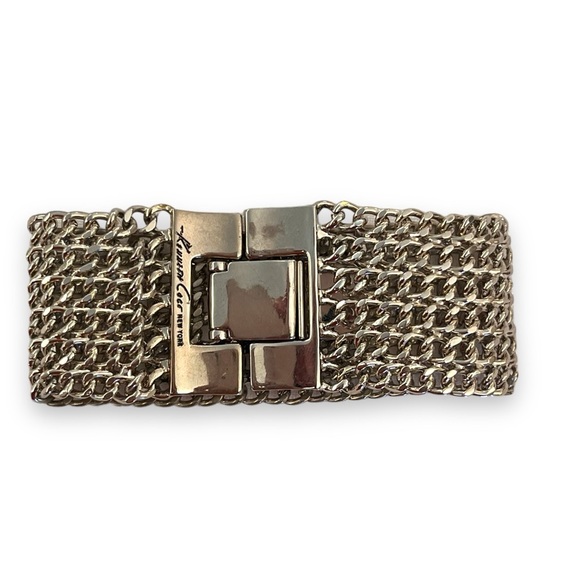 Y2k Kenneth Cole Wide Chain Bracelet - Picture 1 of 3